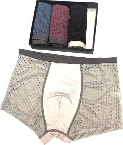 Combo 4 chiếc quần sịp đùi nam cạp nhỏ thông hơi thoáng mát nam tính, sang trọng SEM-08 hộp 4 chiếc 4 màu làm quà tặng sang chảnh