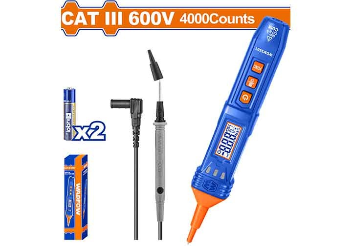 ĐỒNG HỒ VẠN NĂNG DẠNG BÚT 600V-4000 SỐ ĐẾM WDM3501 WADFOW - HÀNG CHÍNH HÃNG