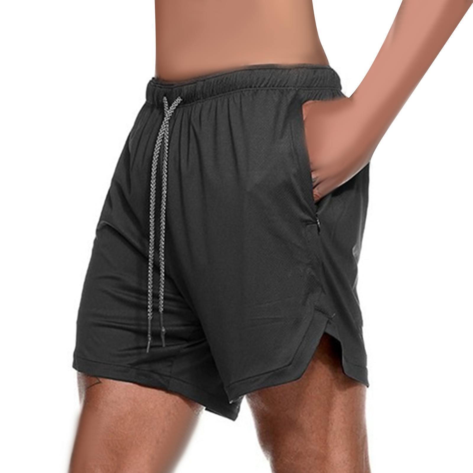 Men' in 1 Workout Running Shorts Pants Sports Shorts Activewear for Basketball