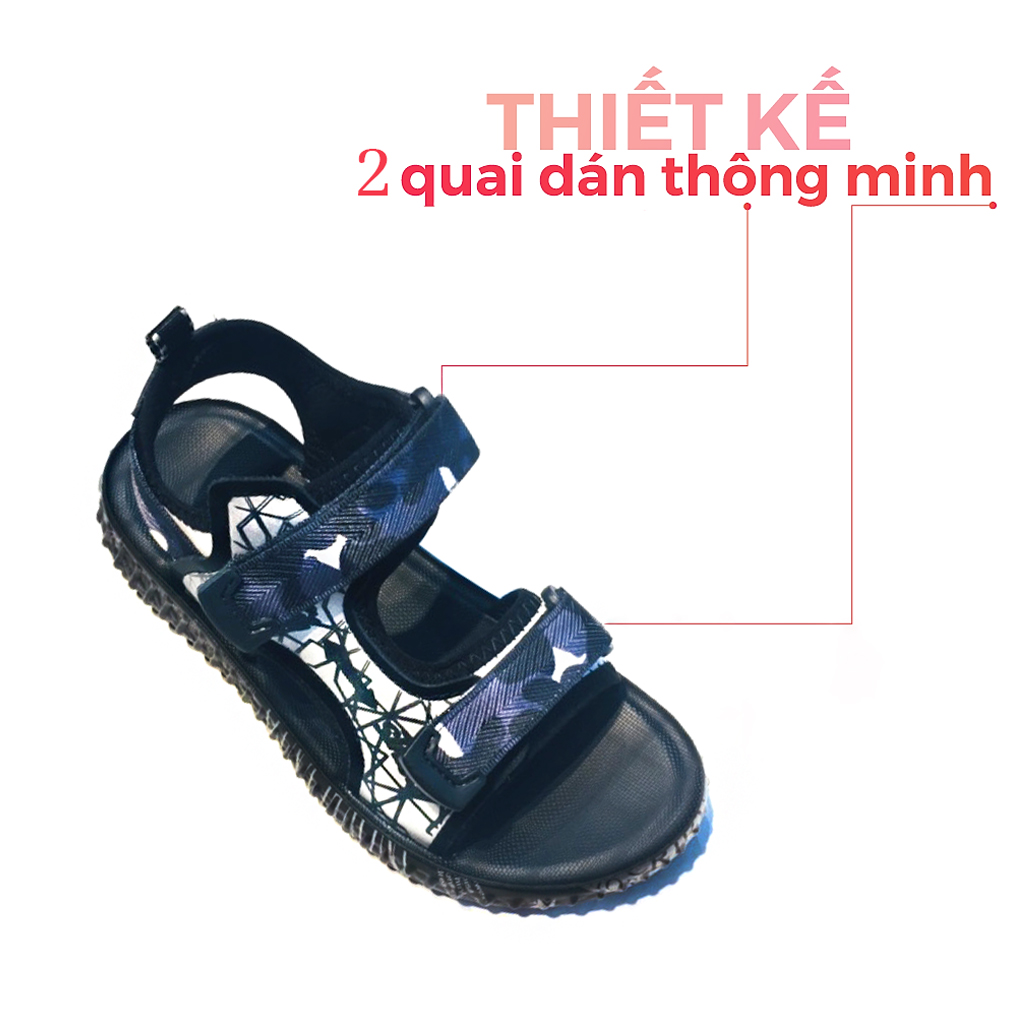 Dép Quai Hậu/Sandal Cho Bé Trai Đi Học Thời Trang Cao Cấp Nhẹ Êm Chân Size từ 28-37