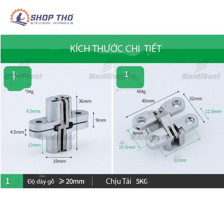 Bản lề chữ thập cỡ 1 KT: 13*45mm
