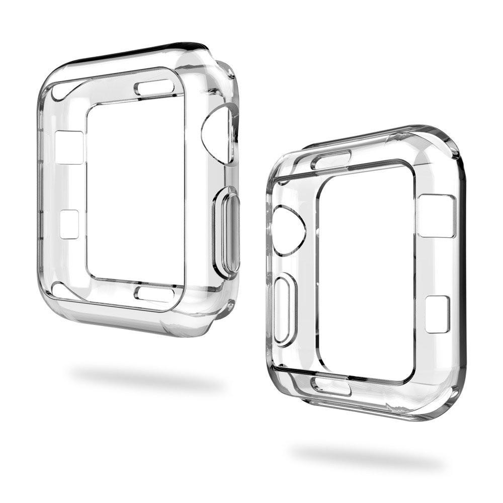 Khung bảo vệ TPU mềm trong suốt cho Apple Watch 7 6 SE 5 4 3 2 1 38mm 42mm 40mm 44mm 41mm 45mm