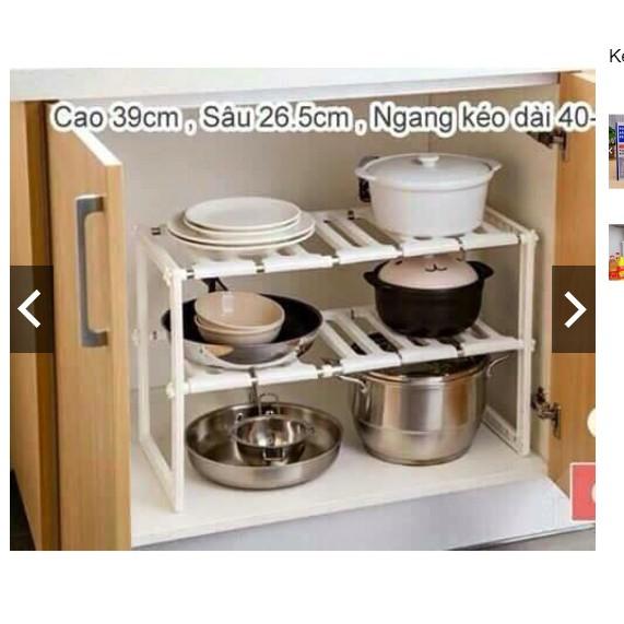 Kệ để xoong nồi gầm bếp tiện lợi