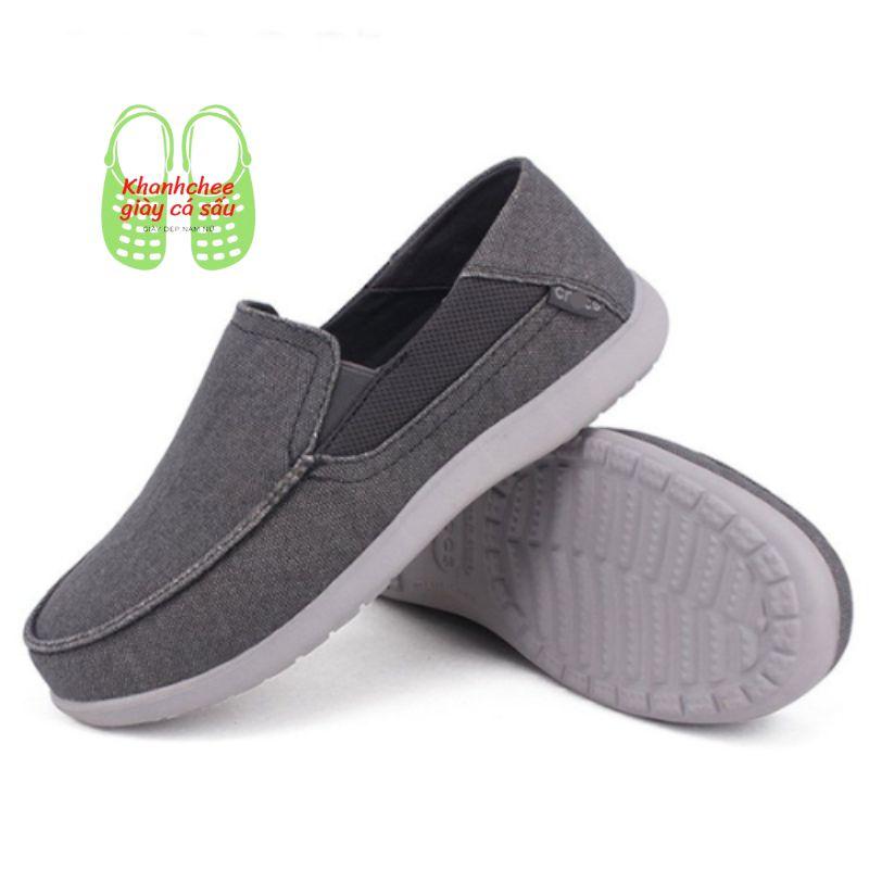 Cross Santa Cruz Deluxe slip on 2, chất liệu vải bố , đế chống trơn trượt