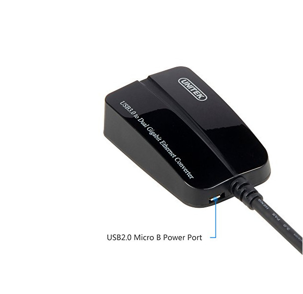 Cáp chuyển USB 3.0 sang 2 Lan Gigabit Unitek Y-3463 - Hàng chính hãng