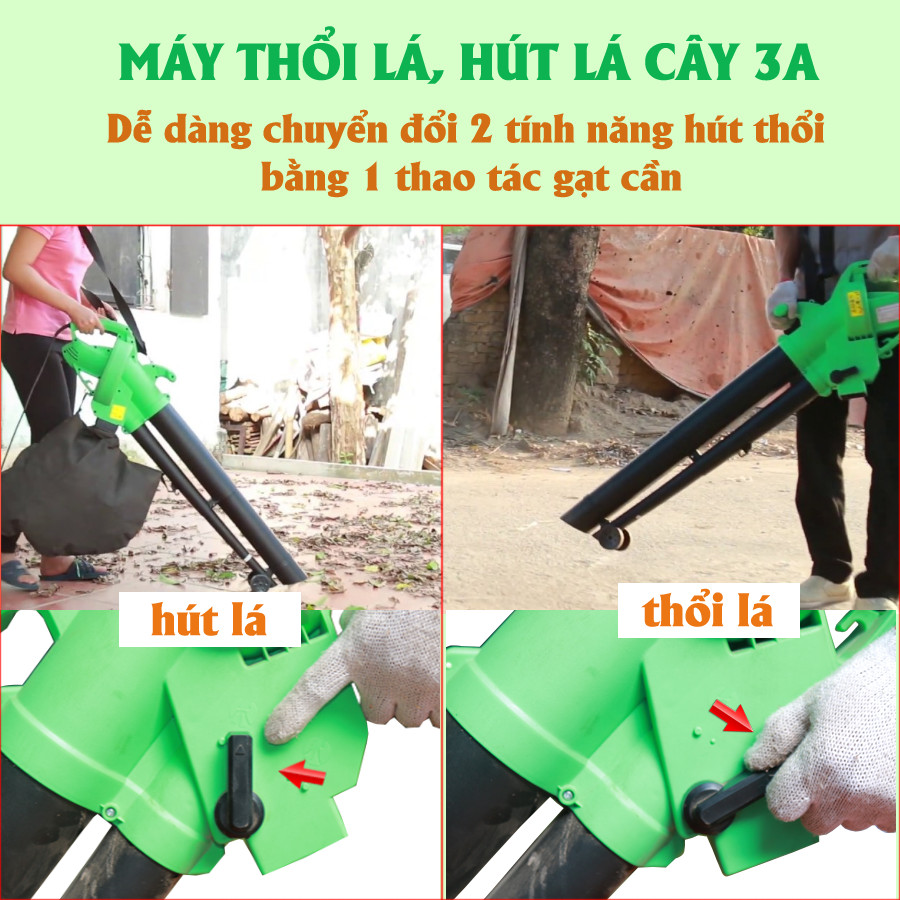 Máy thổi lá, hút lá cây