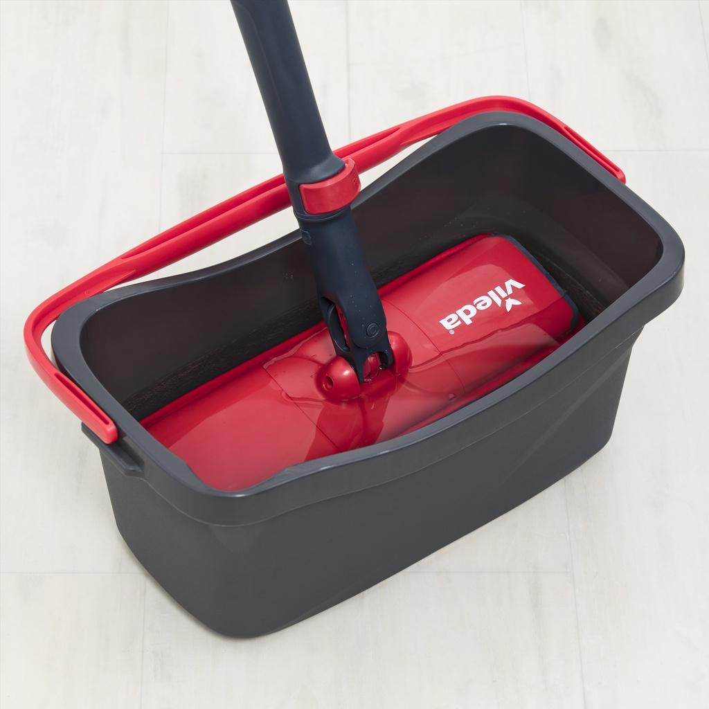 Thùng giặt cây lau nhà VILEDA Everyday Mop Bucket dung tích 11L, phù hợp cây lau tự vắt, bản rộng, chữ nhật - TSU160444