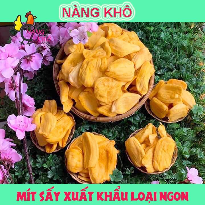 Mít sấy giòn - 500gr ( hàng xuất khẩu : giòn,ngọt,miếng nguyên cánh) | Đồ ăn vặt Nàng Khô