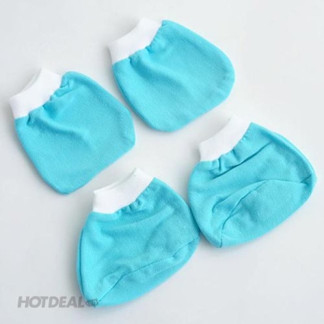 Combo 10 Bộ Bao Tay, Bao Chân Cho Bé Sơ Sinh
