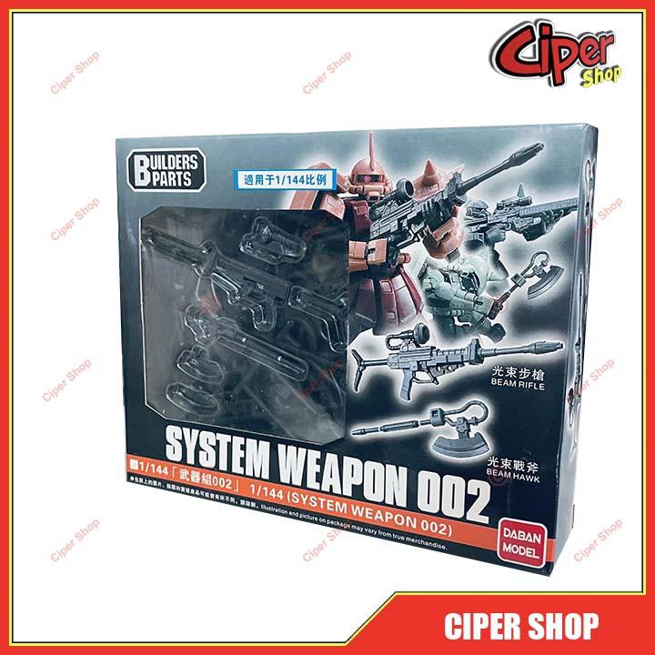 Mô hình lắp ráp phụ kiện System Weapon 002 - 1/144 - Figure System 002