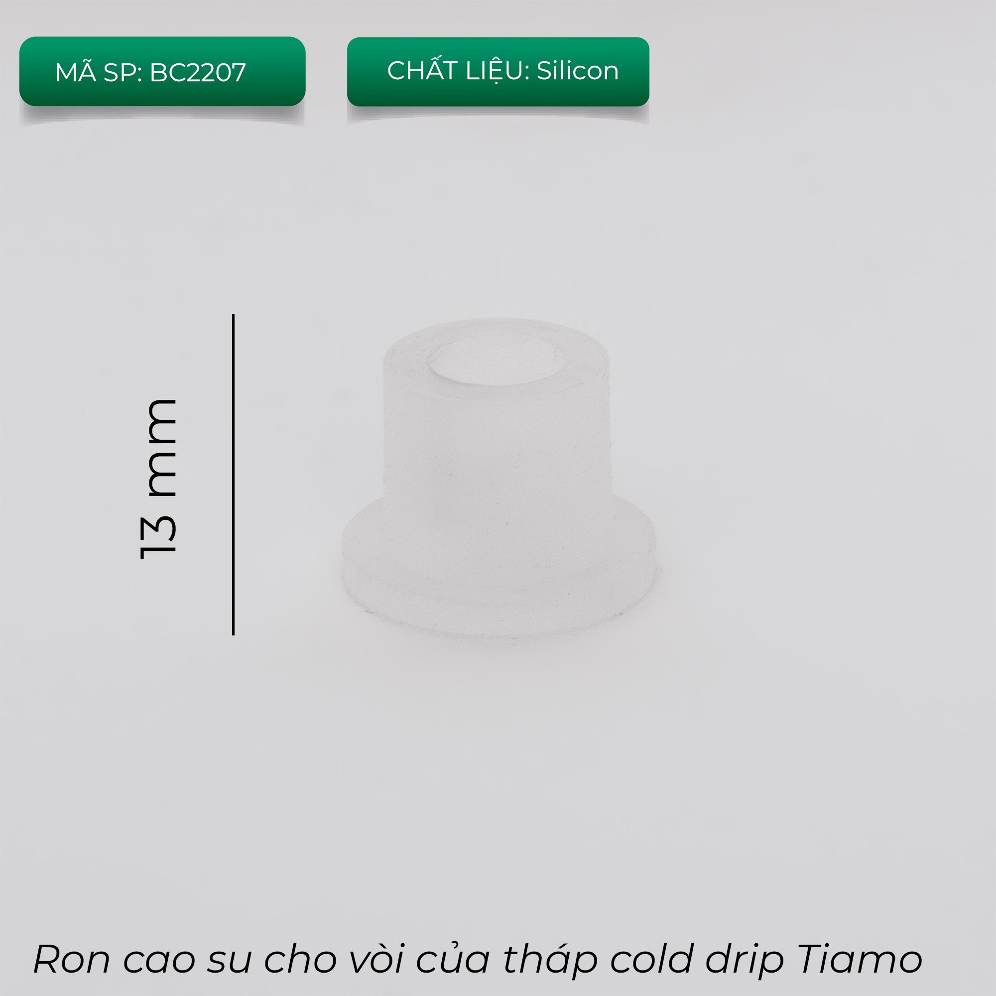 Ron cao su cho vòi của tháp pha cold drip Tiamo