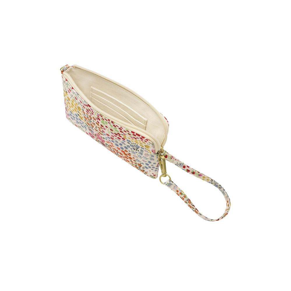 Cath Kidston - Ví đeo tay /Convertible Wristlet Pouch - Kingdom Ditsy - Cream -1042375