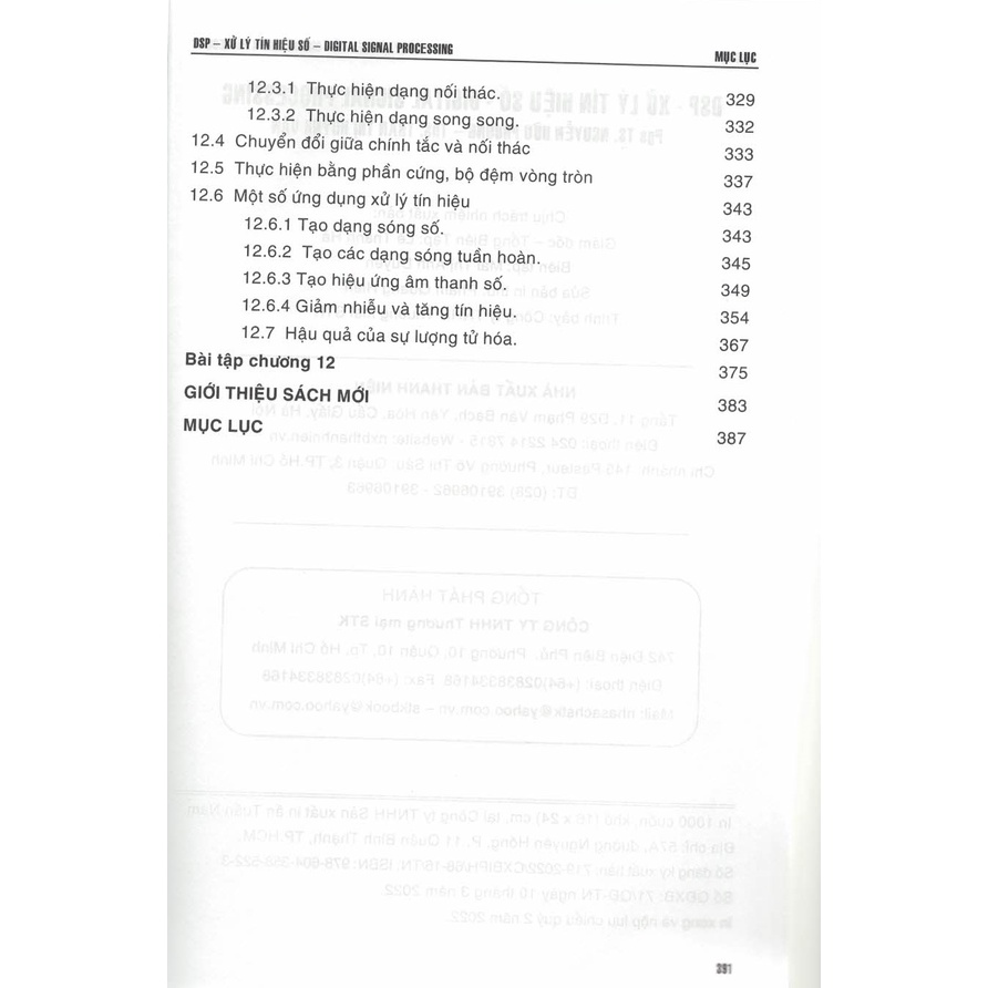 Sách - DSP - Xử Lý Tín Hiệu Số - Digital Signal Processing