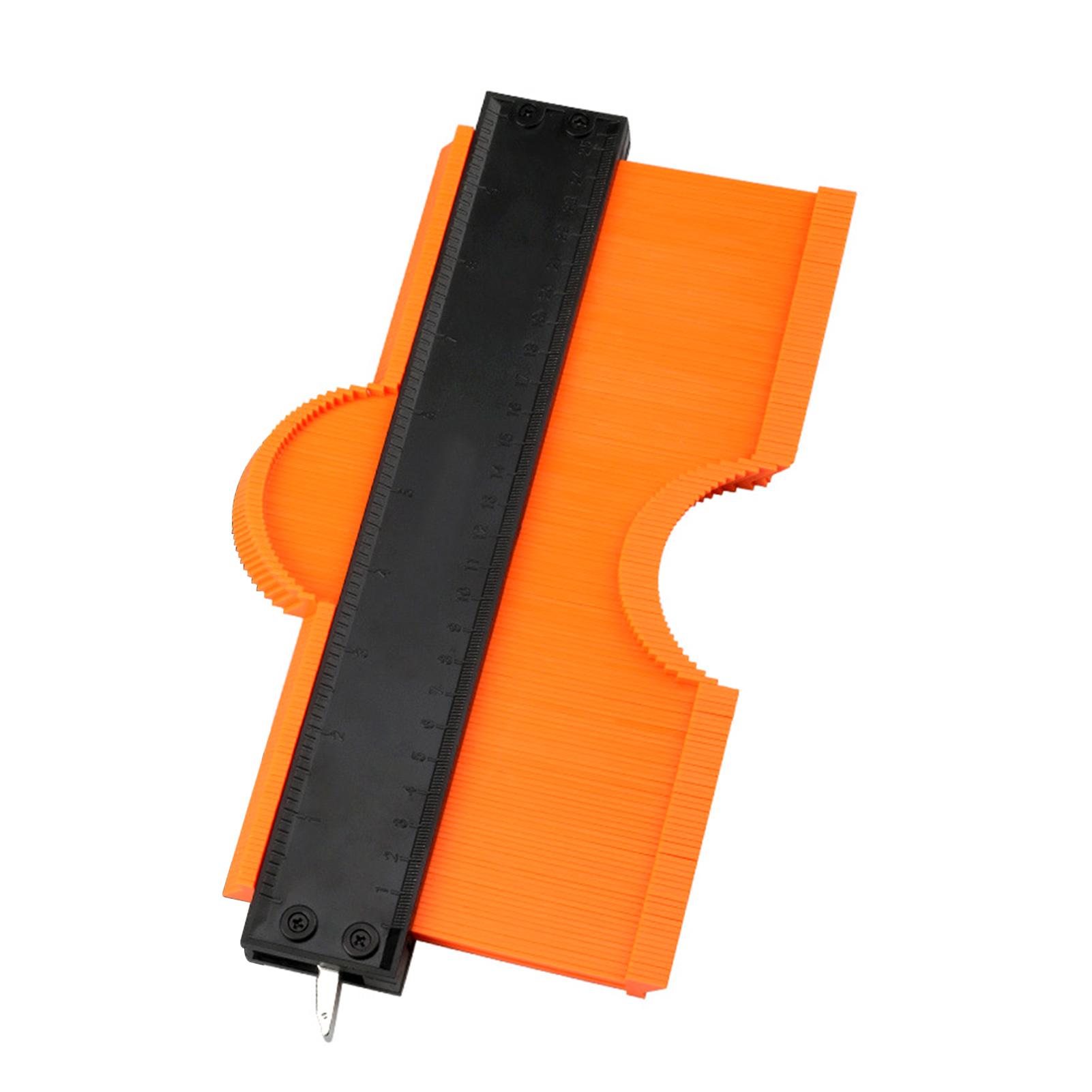 Thước sao chép hình dạng, đo đường viền đa năng, dụng cụ sao chép hình dạng 5,10 Inch