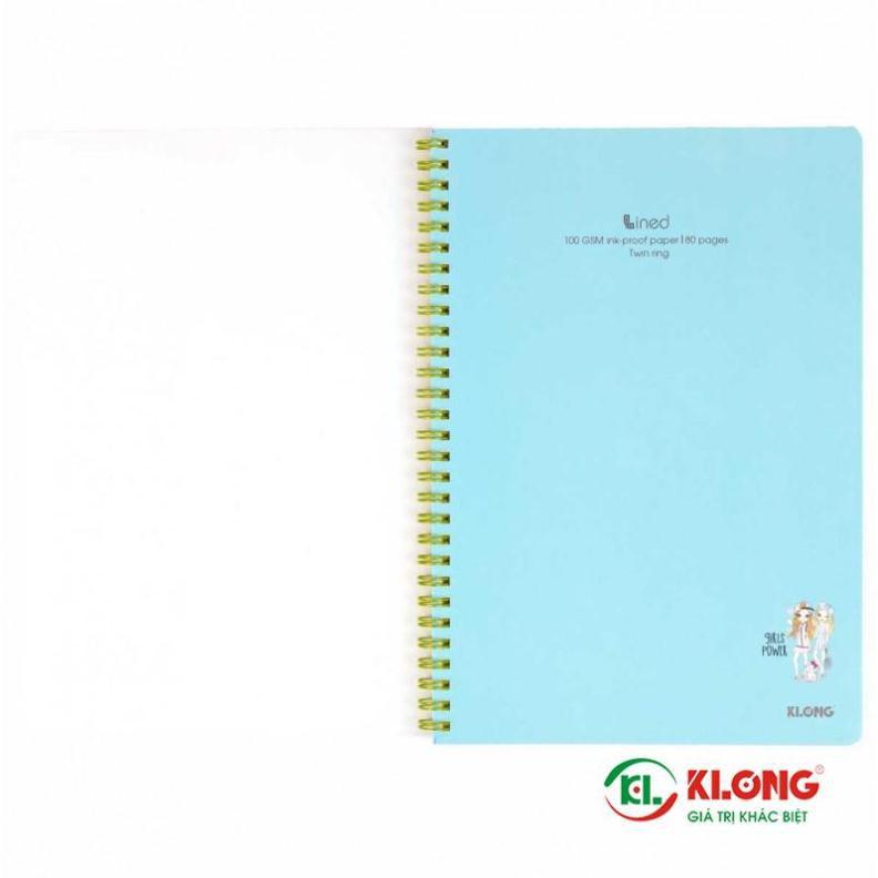 Vở kẻ ngang lò xo Lined - 80 trang; Ms 580