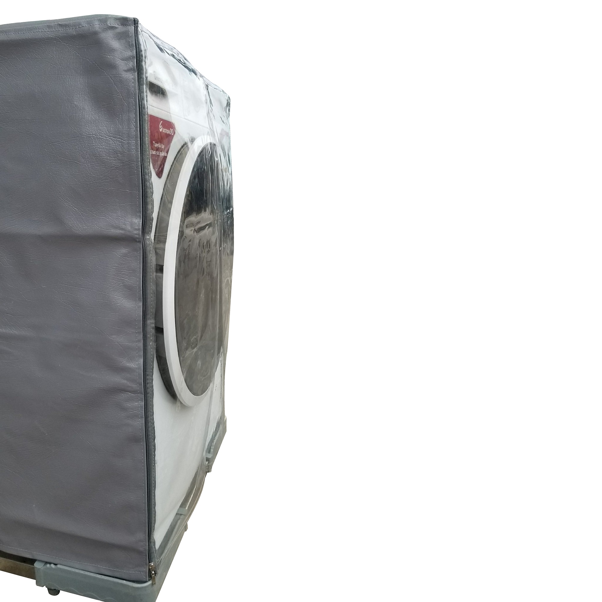 Vỏ bọc máy giặt máy sấy cửa ngang chất liệu da cao cấp