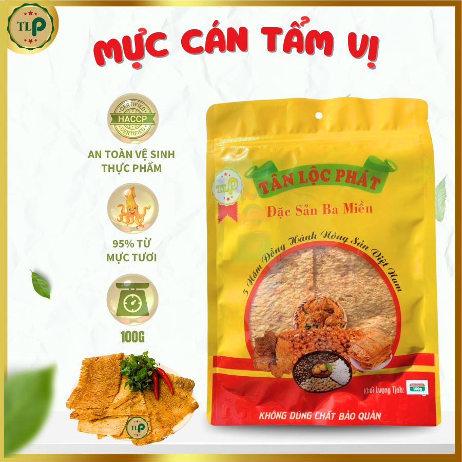 MỰC CÁN TẨM VỊ TÂN LỘC PHÁT BỊCH 100G