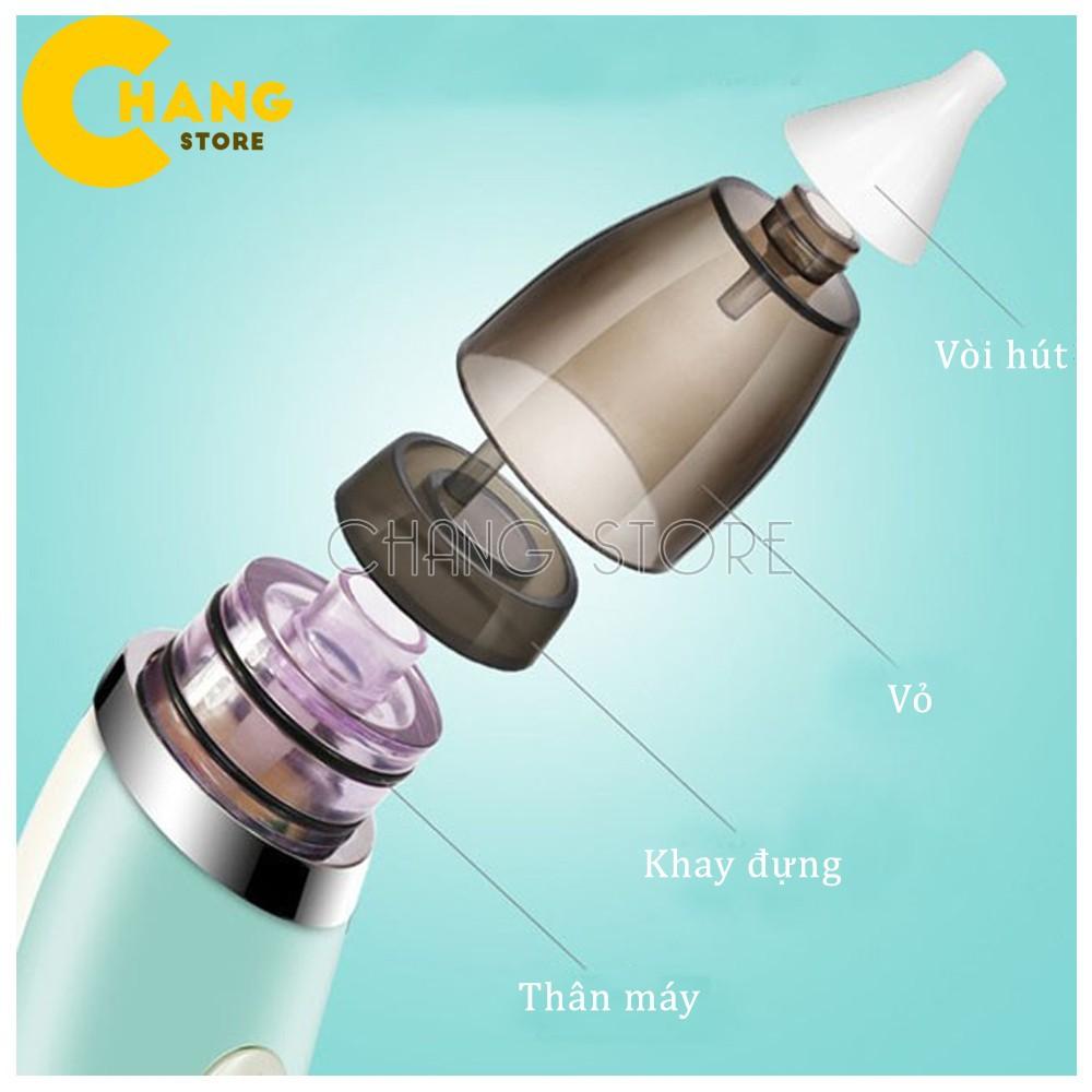 Máy Hút Mũi Đầu Mềm Cầm Tay Thông Minh Pin Sạc Cho Bé .