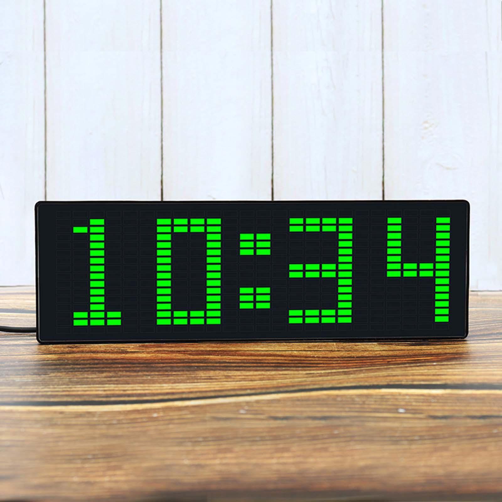 LED Electronic Clock Display Car Automotive Lamp for Desktop