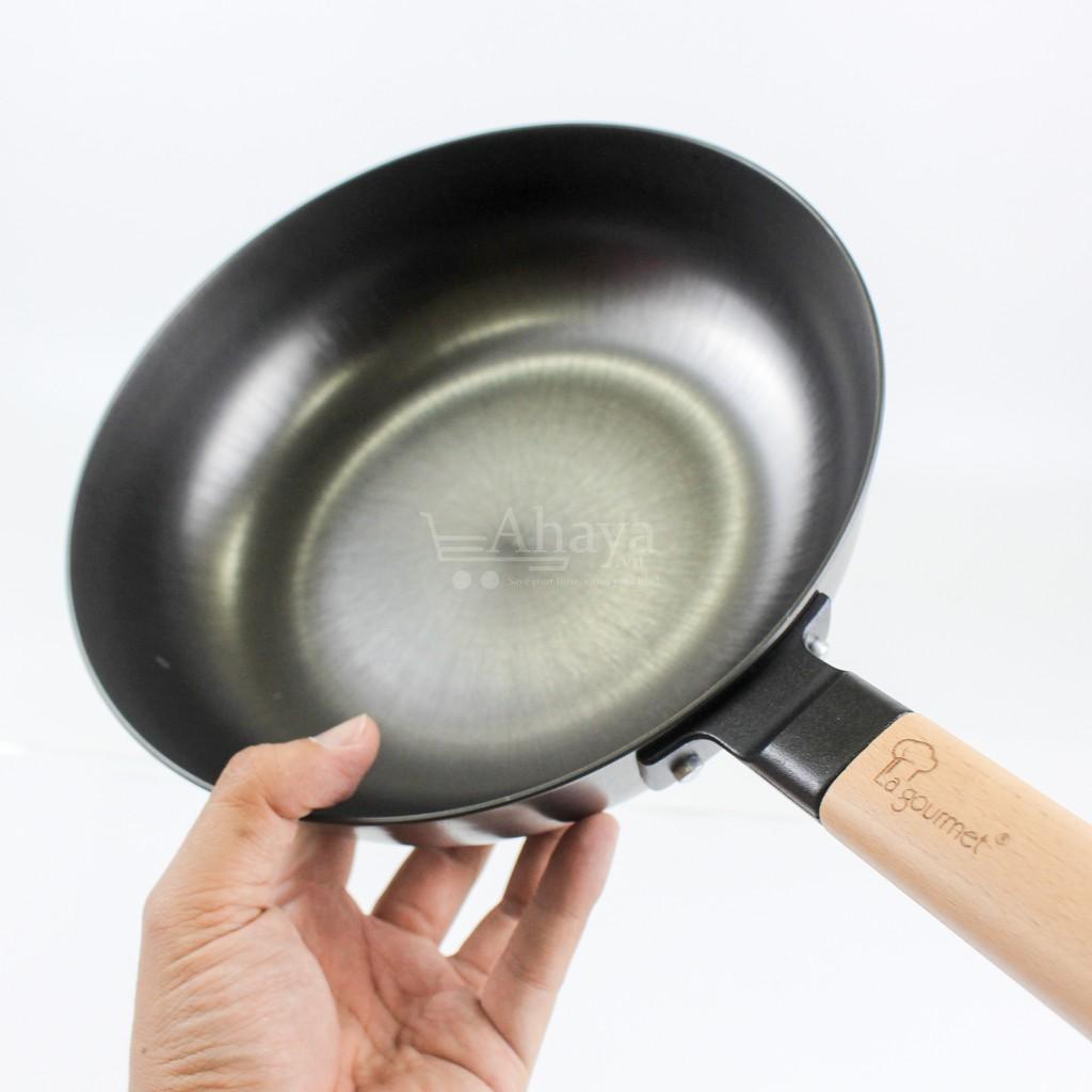 Chảo gang La gourmet Nitrigan 24cm - Hàng chính hãng