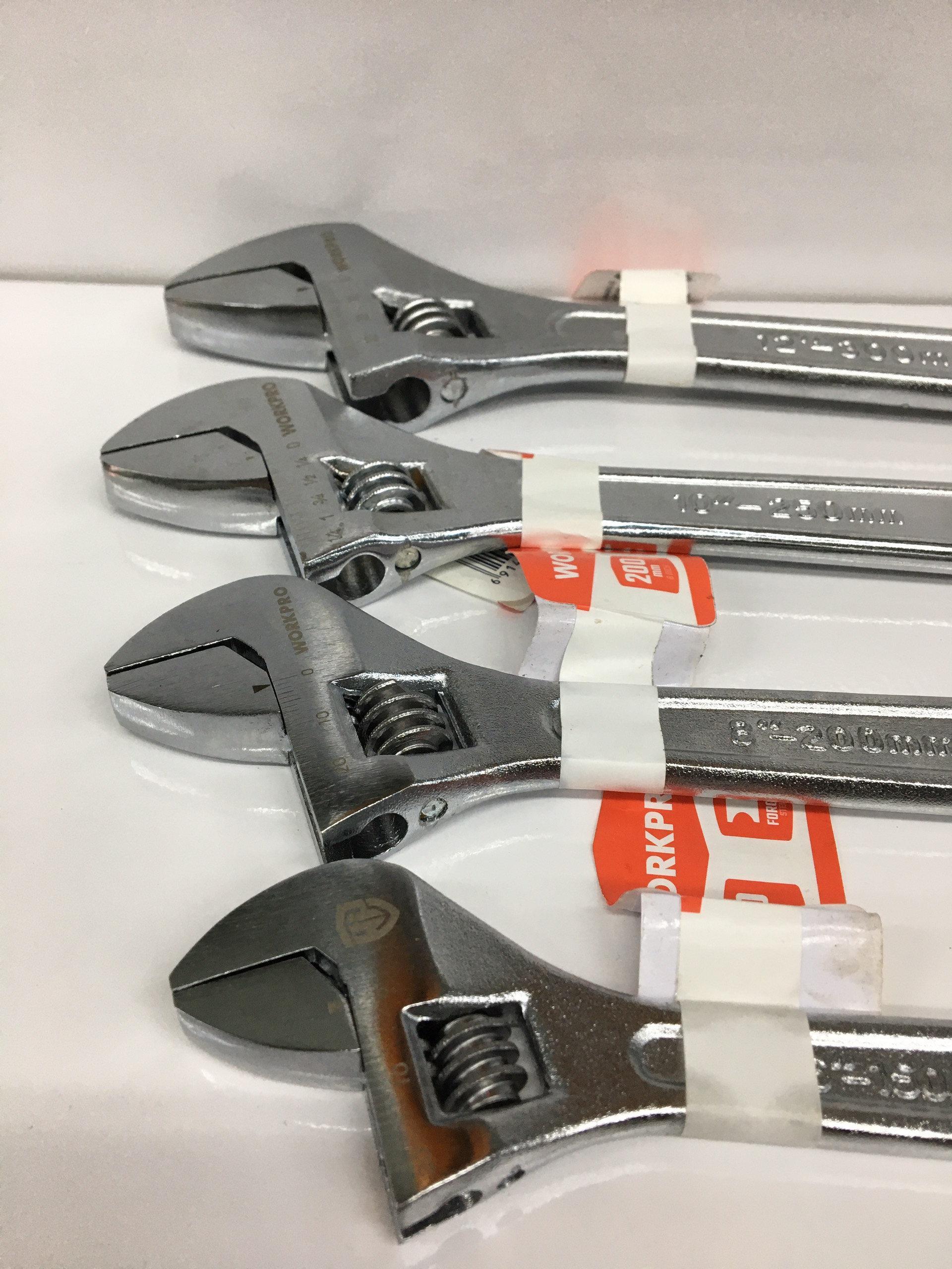 Mỏ lết Forged Steel 6 inch, 8 inch, 10 inch, 12 inch, cờ lê điều chỉnh được kích thước 150mm/200mm/250mm/300mm