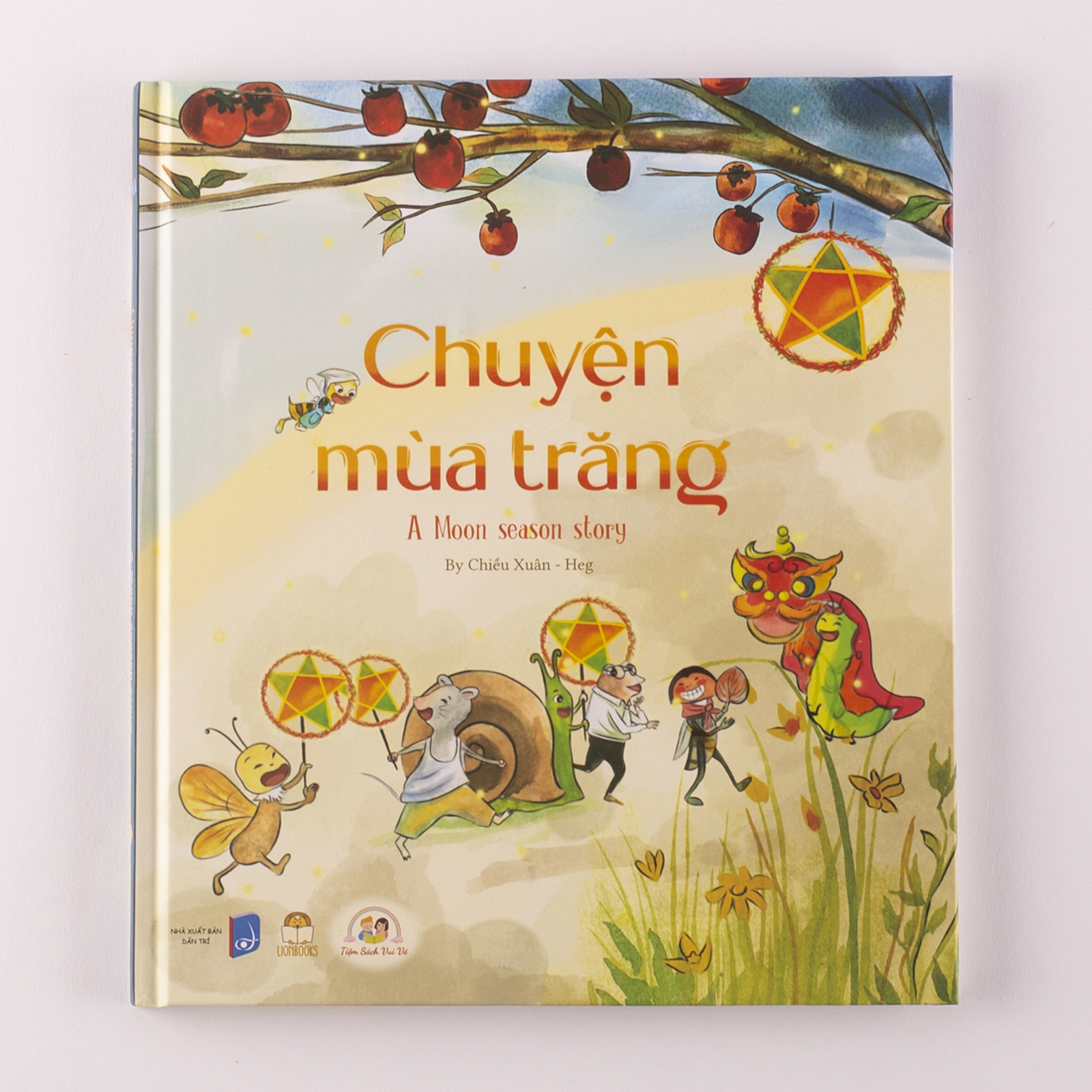 Set sách trung thu Chuyện Mùa Trăng bìa cứng song ngữ kèm cuốn Ngoại truyện và sticker dành cho bé mầm non, tiểu học