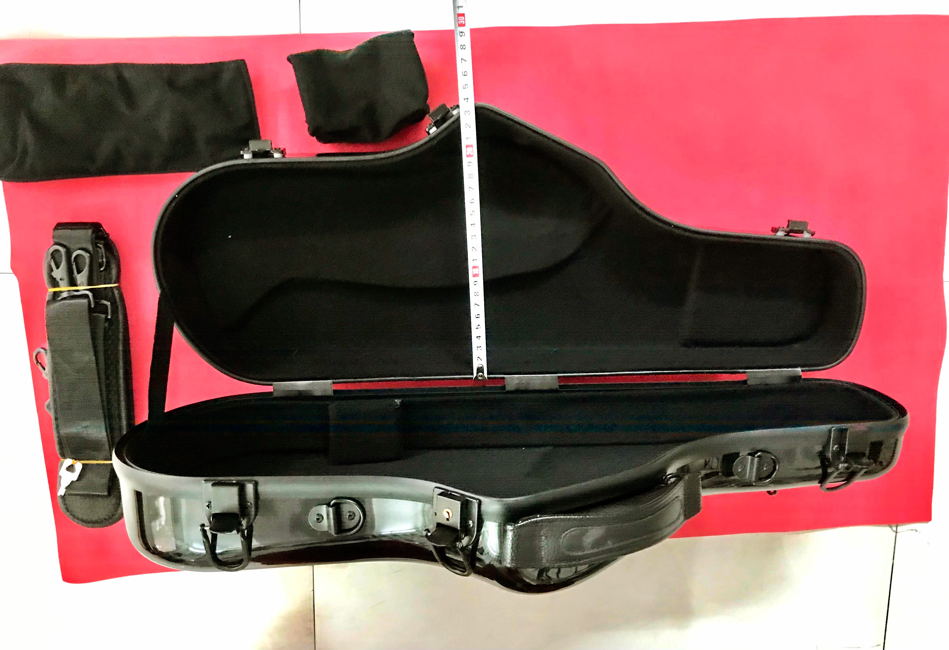 Hộp Đựng Kèn Saxophone Alto Case - Mới 100%- Chất liệu ABS - Chống va đập, có khóa, có 2 dây đeo, Nhạc Cụ Tùng Linh