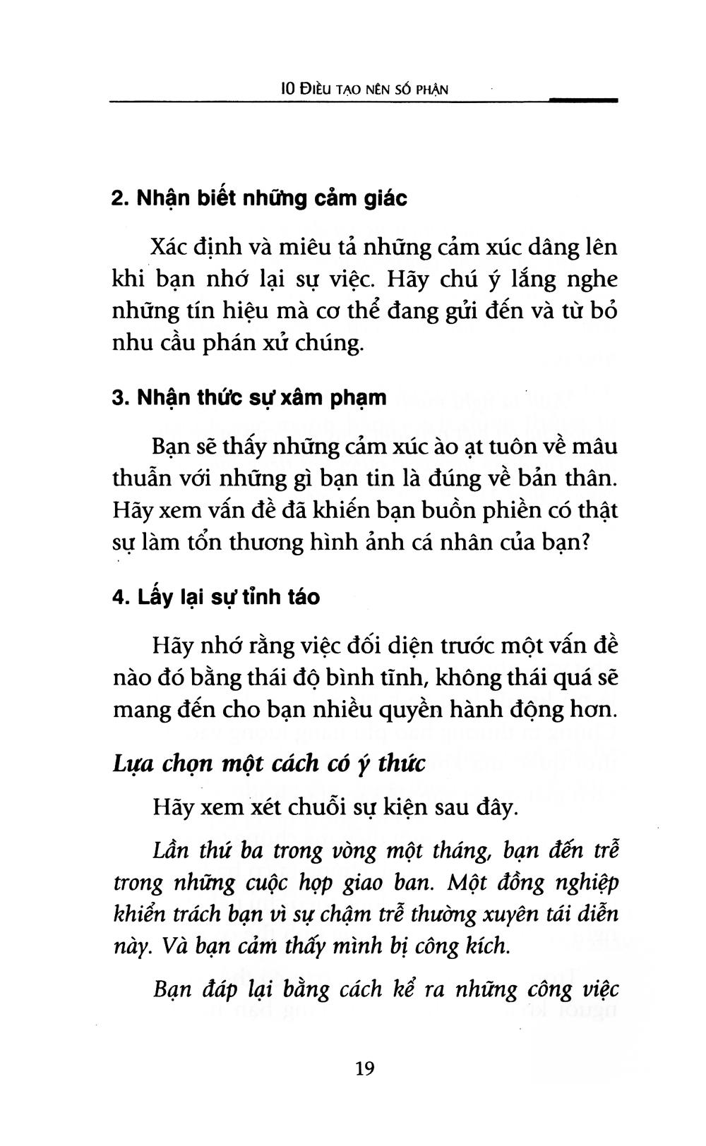 10 Điều Tạo Nên Số Phận (Tái Bản 2019)