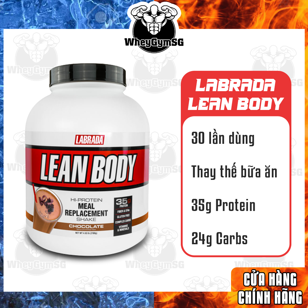 Sữa Dinh Dưỡng Nuôi Cơ Bắp Ban Đêm Labrada Lean Body 4.63lbs (2.1kg) TPBS