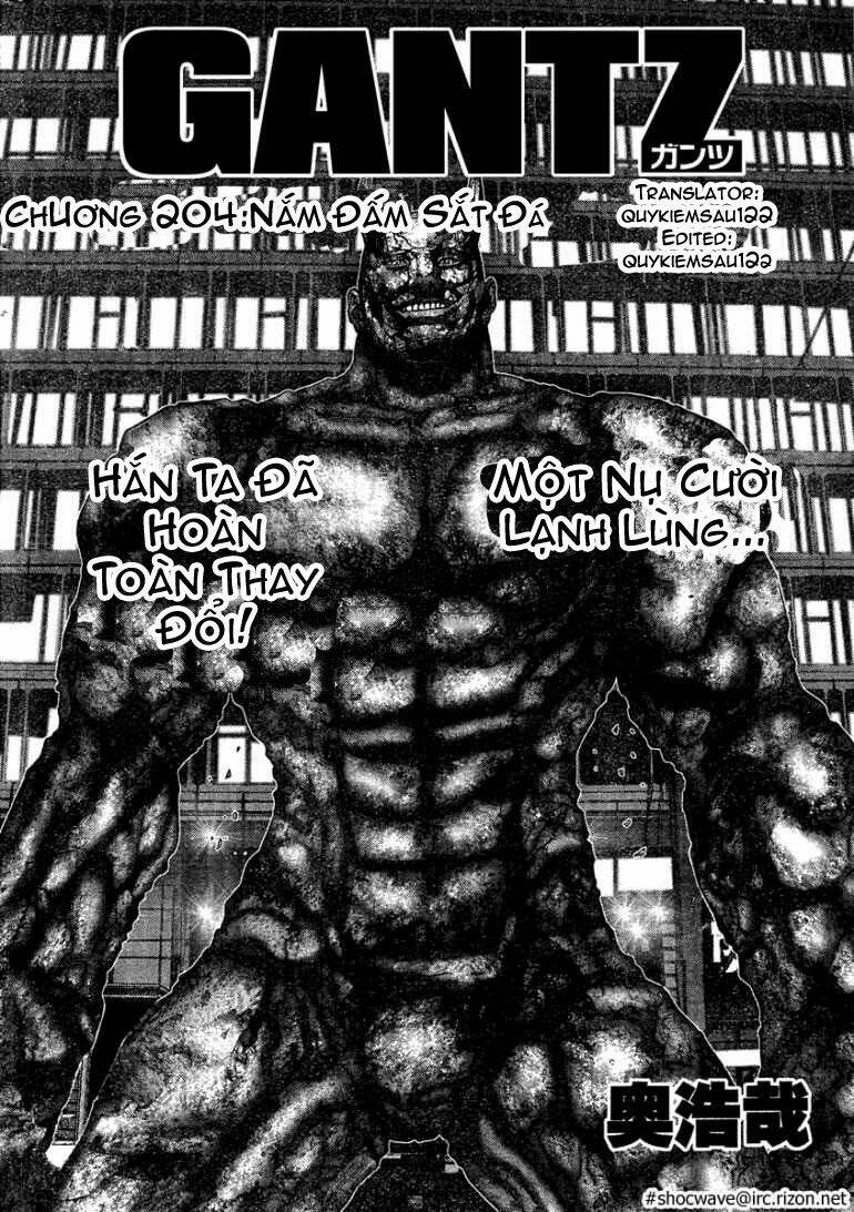 Gantz Chapter 204: Nắm đấm sắt đá - Trang 1