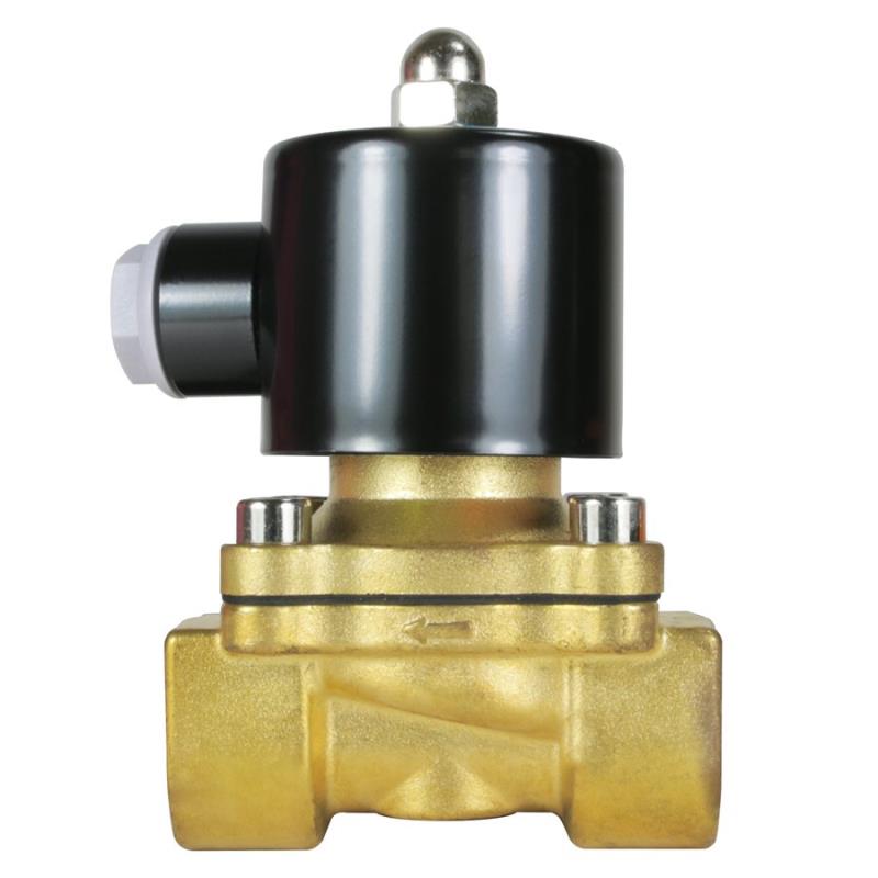 Van điện từ 2W-025-08 1/4", Φ12 mm, lõi đồng AC 220V, Solenoid valve