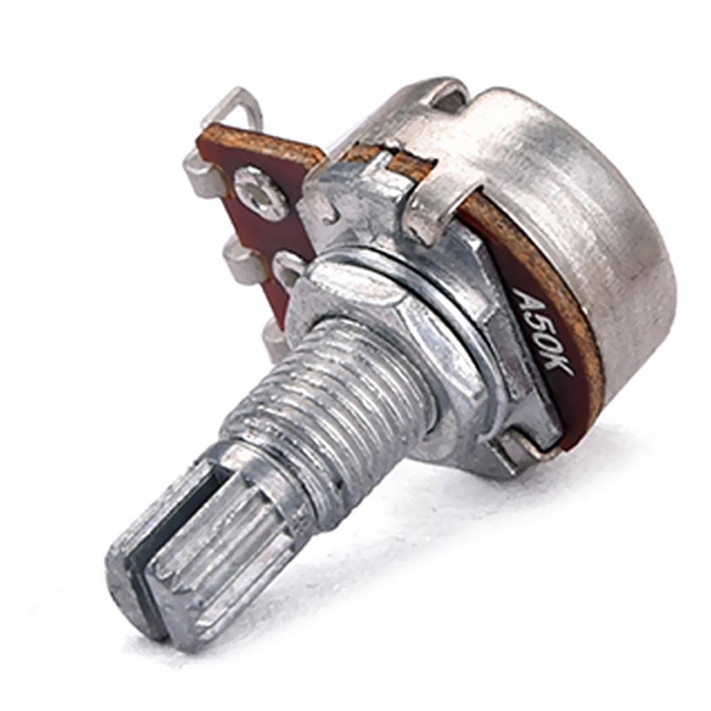10pcs 18mm Long Split Shaft Potentiometer Audio Pots for Electric Guitar Bass Parts