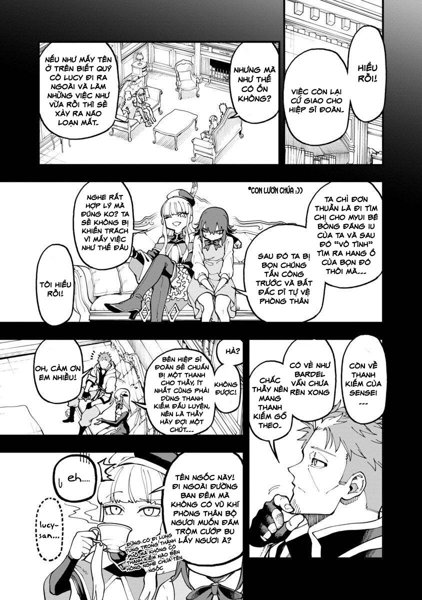ông chú làng quê trở thành thánh kiếm - dủ chỉ là một thầy giáo kiếm thuật ở quê nhưng đám đệ tử vẫn không buông tha chapter 17 11