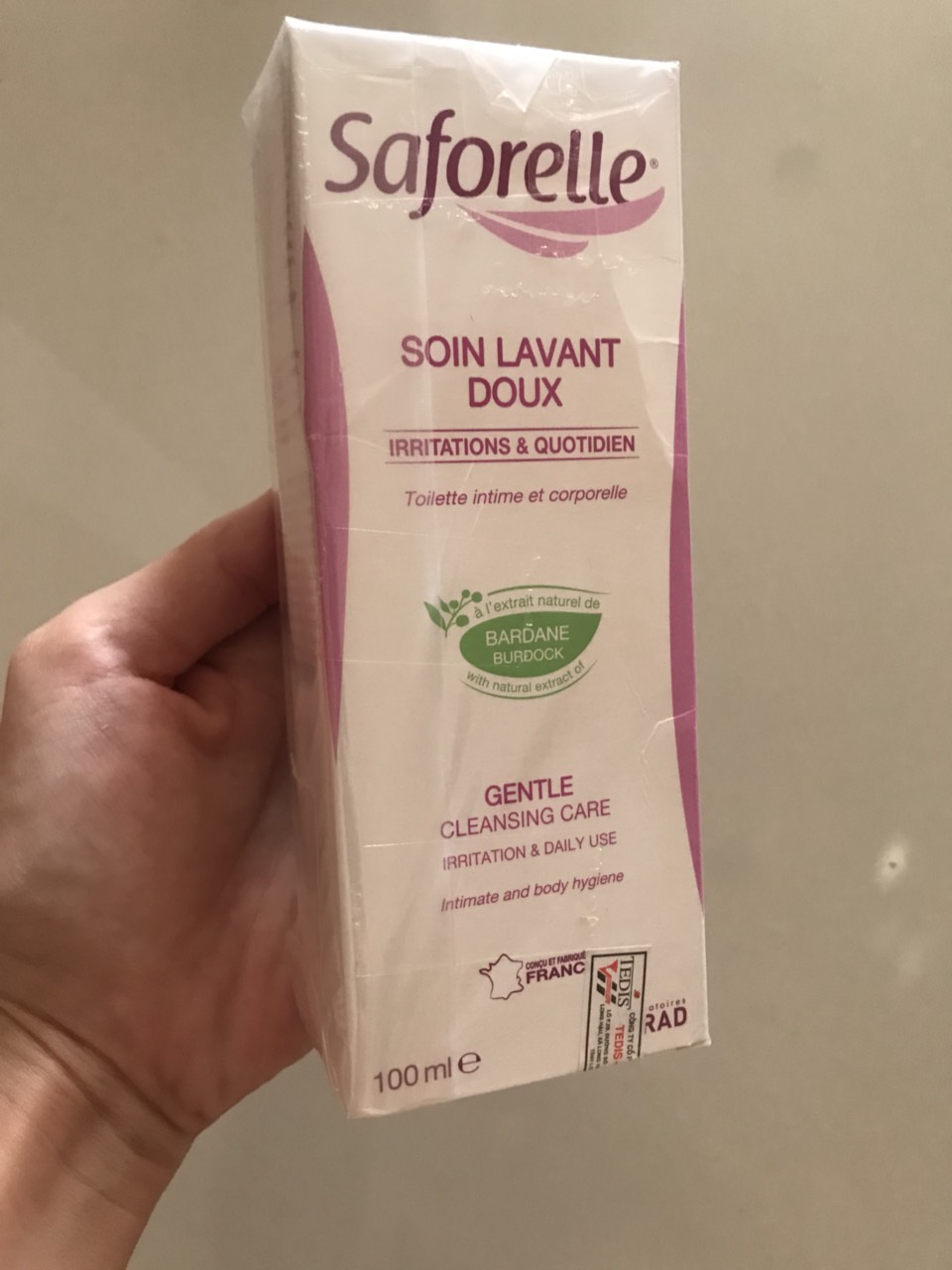 Dung dịch vệ sinh Saforelle Gentle Cleansing Care