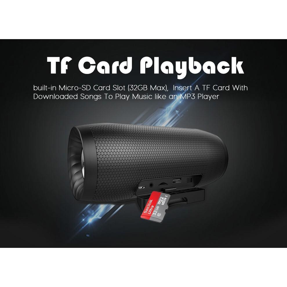 Loa Bluetooth Không Dây ZEALOT S16 Âm Thanh Siêu Trầm 3D Tích Hợp Micro