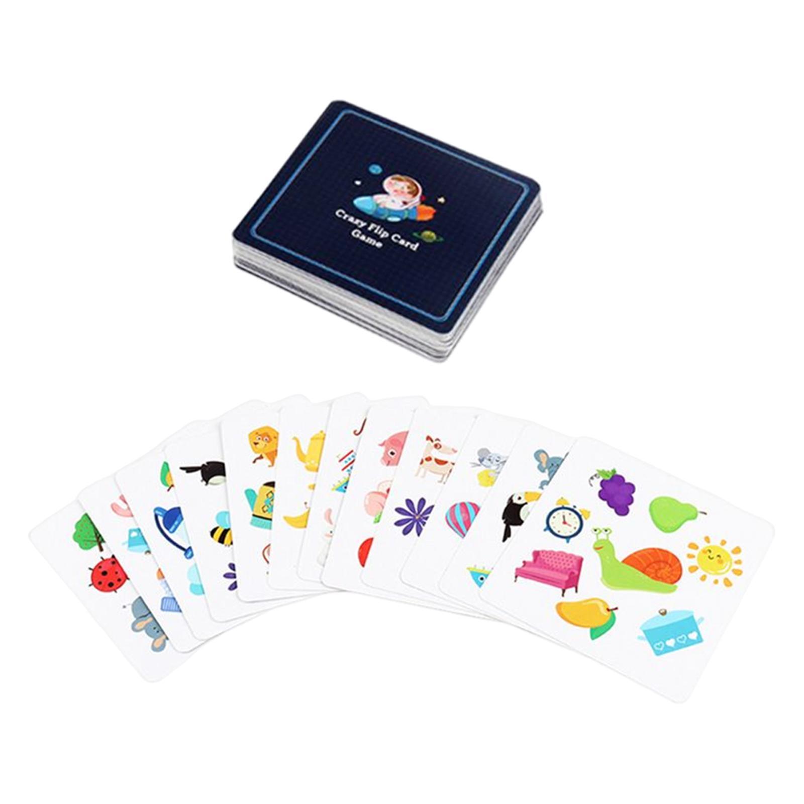 Animals Matching Blocks Color Cognition Memory Matching Card Games for Memory