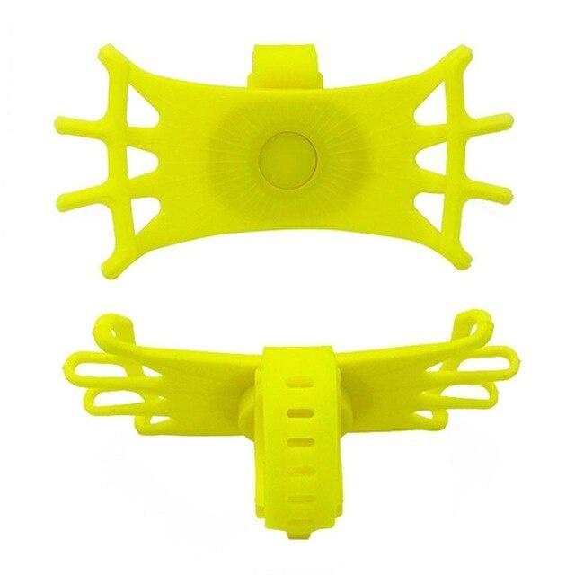 Silicone Bicycle Phone Holder for 11 pro max 6 7 8 plus X Xr Xs for Mobile Phone Mount Band Bike GPS Clip Universal