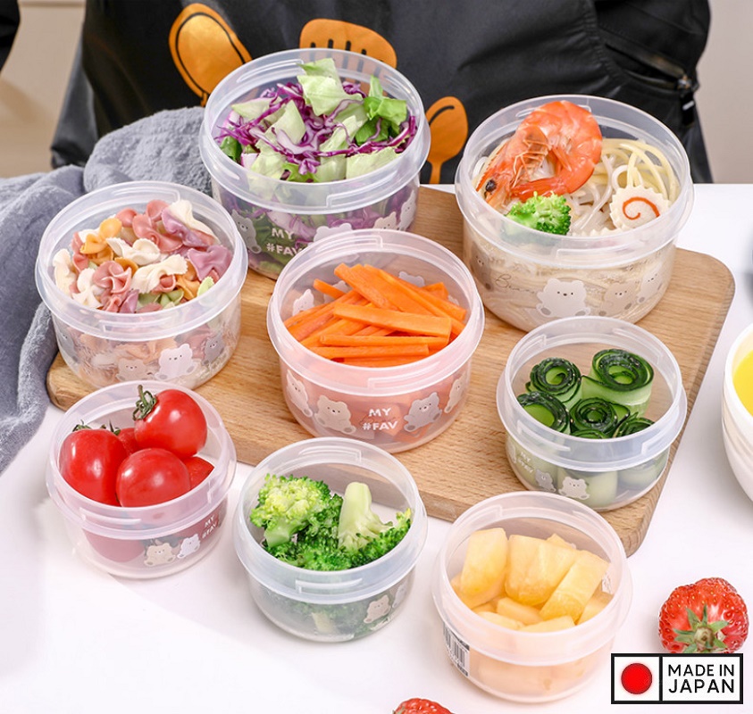 Hộp đựng thực phẩm Nakaya Pot Bear 300ml - Hàng nội địa Nhật Bản nhập khẩu chính hãng