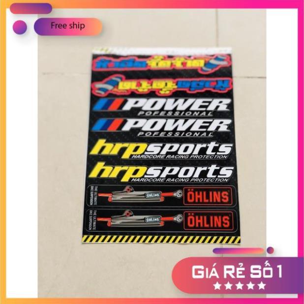 Set tem dán phuộc gấp,tem chống nước ko bay màu bảo hành màu sắc vĩnh viễn