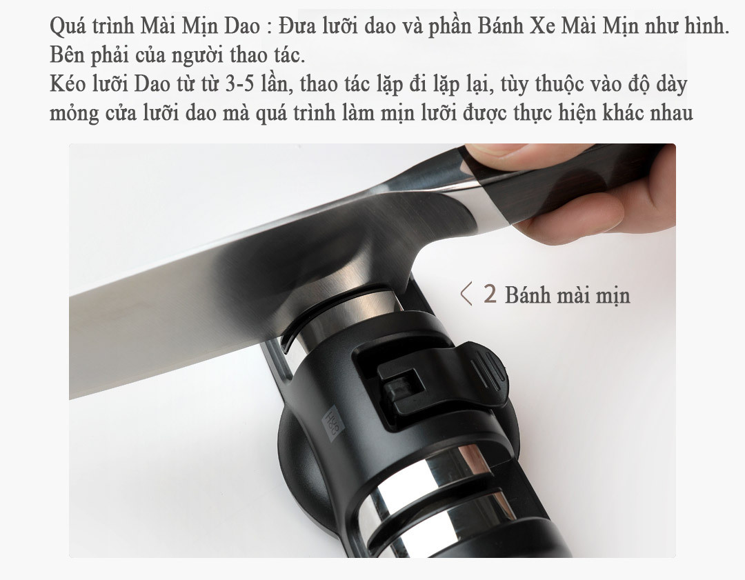 Dụng cụ mài dao hai bánh Huohou HU0045