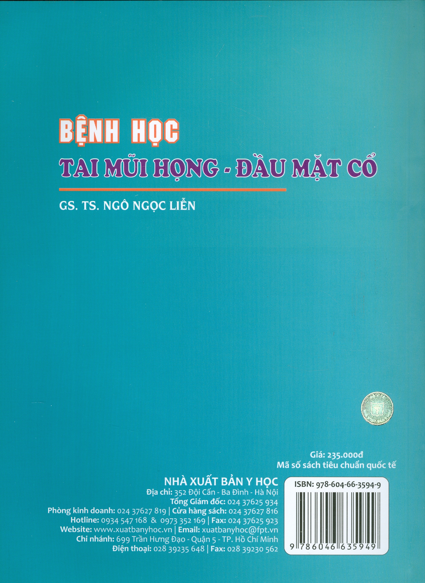 Bệnh Học Tai Mũi Họng - Đầu Mặt Cổ