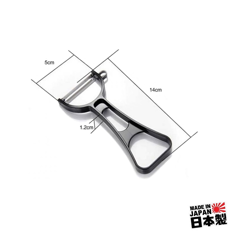 Dụng cụ bào vỏ lưỡi thép Echo Metal loại cán thẳng hàng Made in Japan