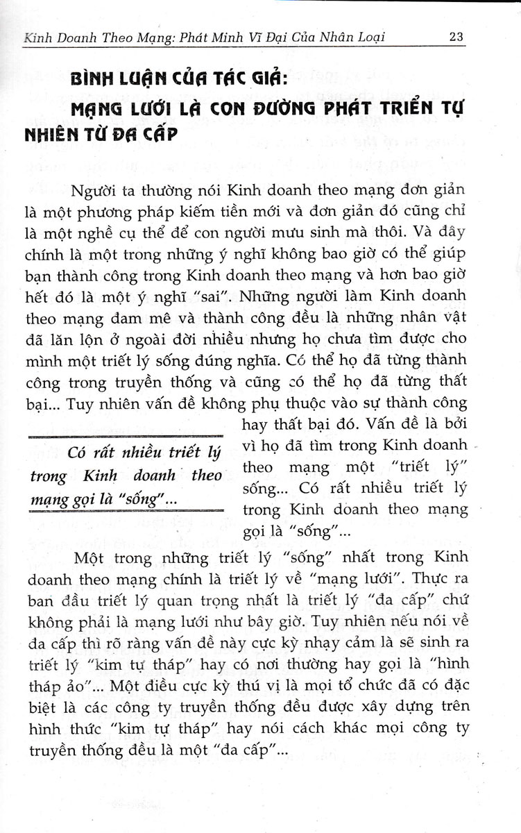 Bạn Biết Gì Về Điều Bạn Chưa Từng Biết - Tập 1 Quyển 2: Kinh Doanh Theo Mạng Phát Minh Vĩ Đại Của Nhân Loại