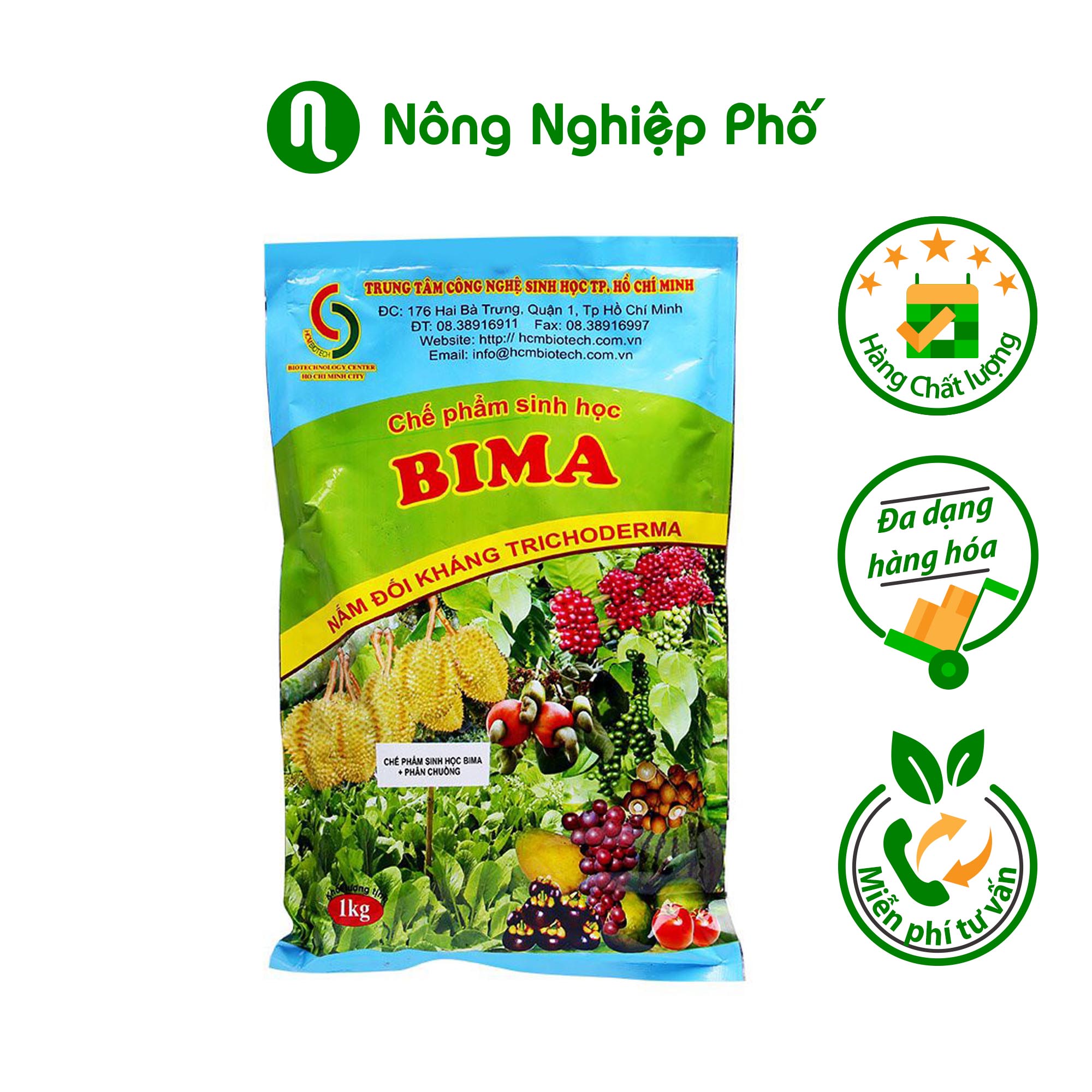 GÓI 1 KG - CHẾ PHẨM SINH HỌC TRICHODERMA - BIMA