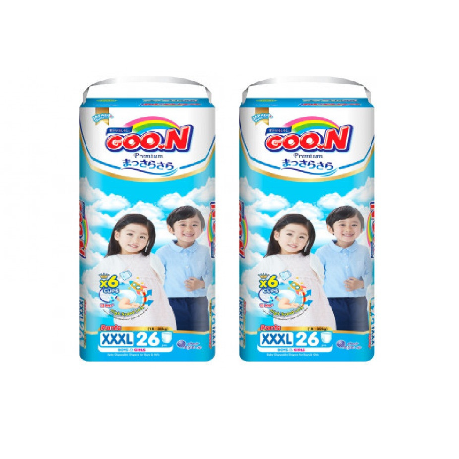 Combo 2 bịch tã quần Goo.n Premium super jumbo XXXL26