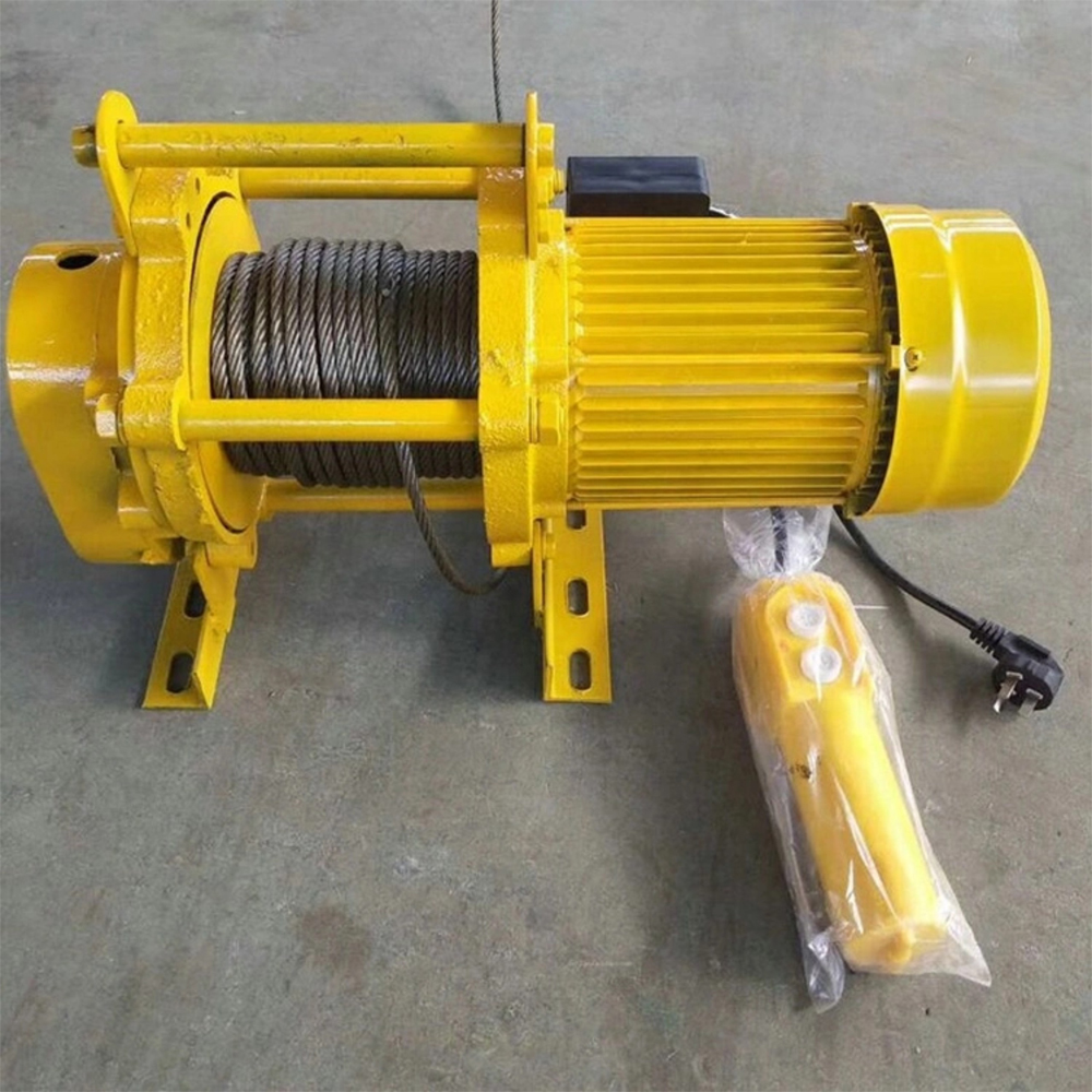 Tời Đất ABG 400/800Kg Dùng Điện 220V - Máy Tời Kéo Mặt Đất Chuyên Dùng Kéo Vật Liệu Xây Dụng Và Đời Sống (Giao màu ngẫu nhiên) - Hàng Chính Hãng 