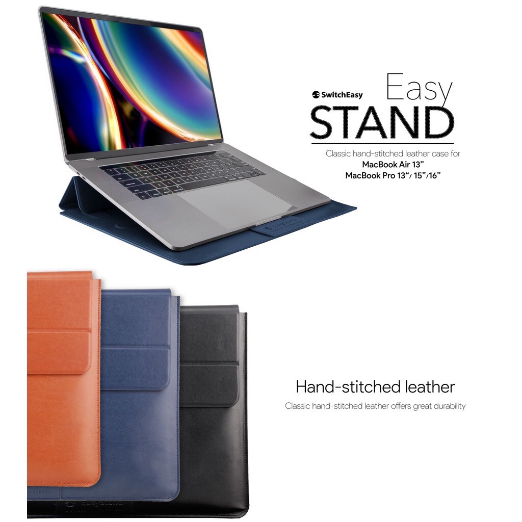 Bao Da Chống Sốc SwitchEasy EasyStand MacBook [Kiêm Giá Đỡ] - Hàng chính hãng