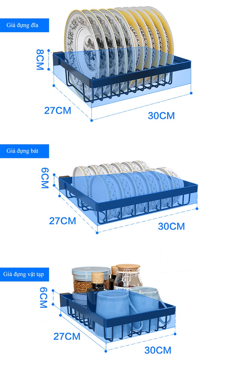 Kệ để trên bồn rửa KN 11 phiên bản 85cm