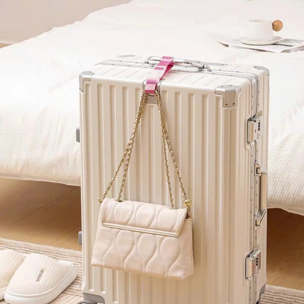 Dây Đai Buộc Khóa Hành Lý Vali Treo Balo Túi Xách Giỏ Cặp Đi Máy Bay Du Lịch Dã Ngoại Picnic Cắm Trại - Giao Màu Ngẫu Nhiên