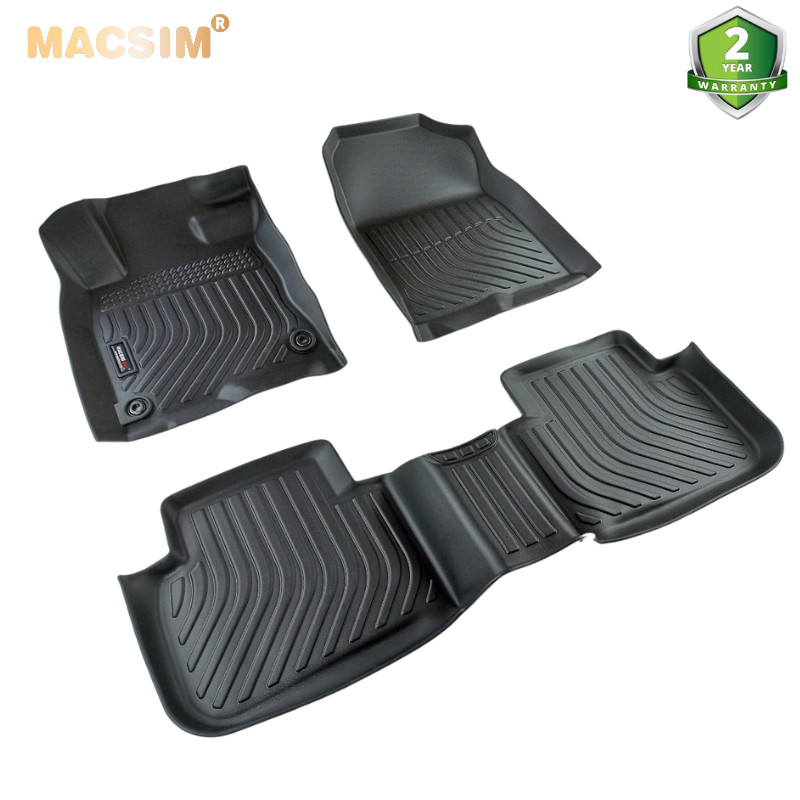 Thảm lót sàn ô tô xe Honda civic 2022 (sd) nhãn hiệu Macsim- chất liệu tpe cao cấp